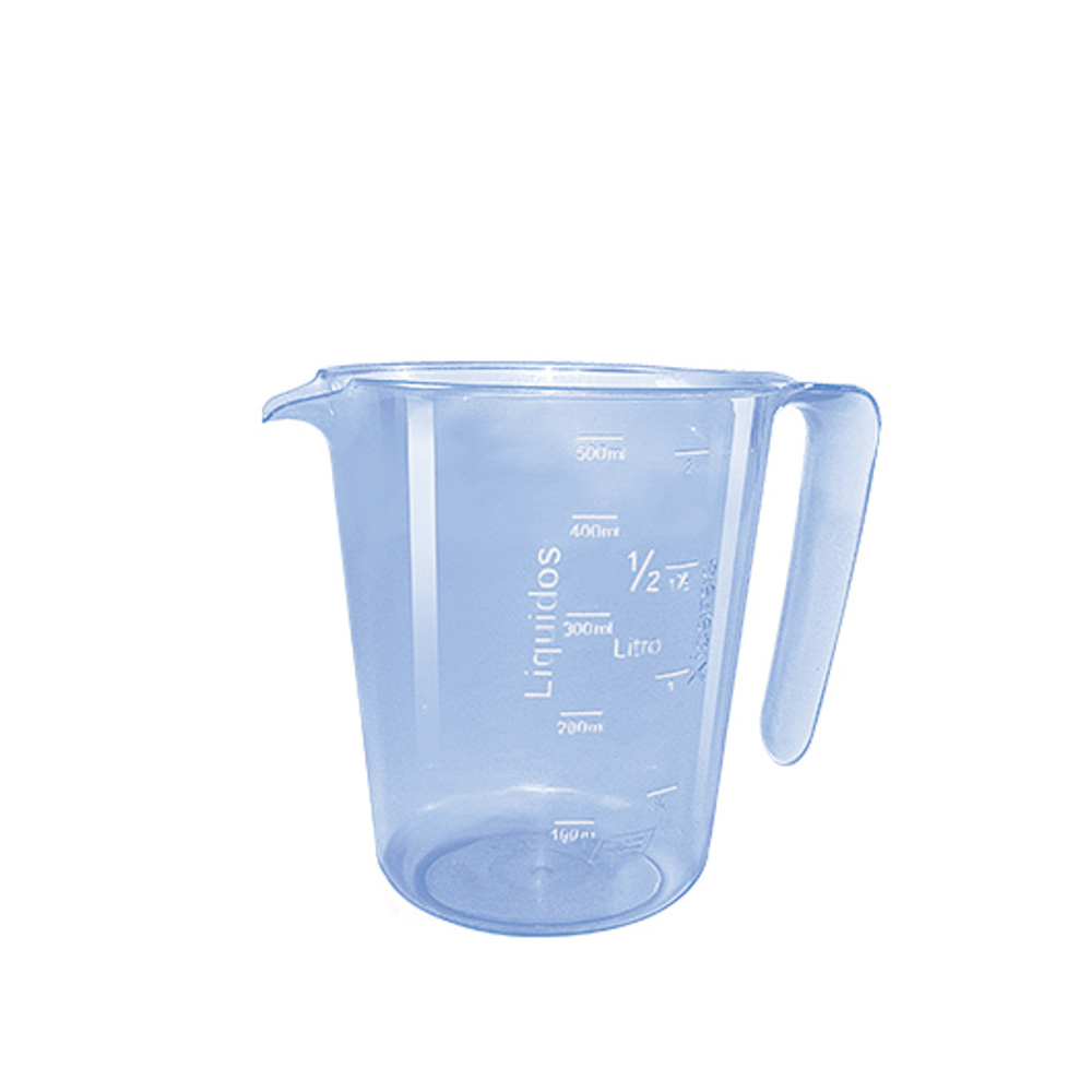 MEDIDORA C/ALÇA 500 ML AZUL(DONA COTTA)