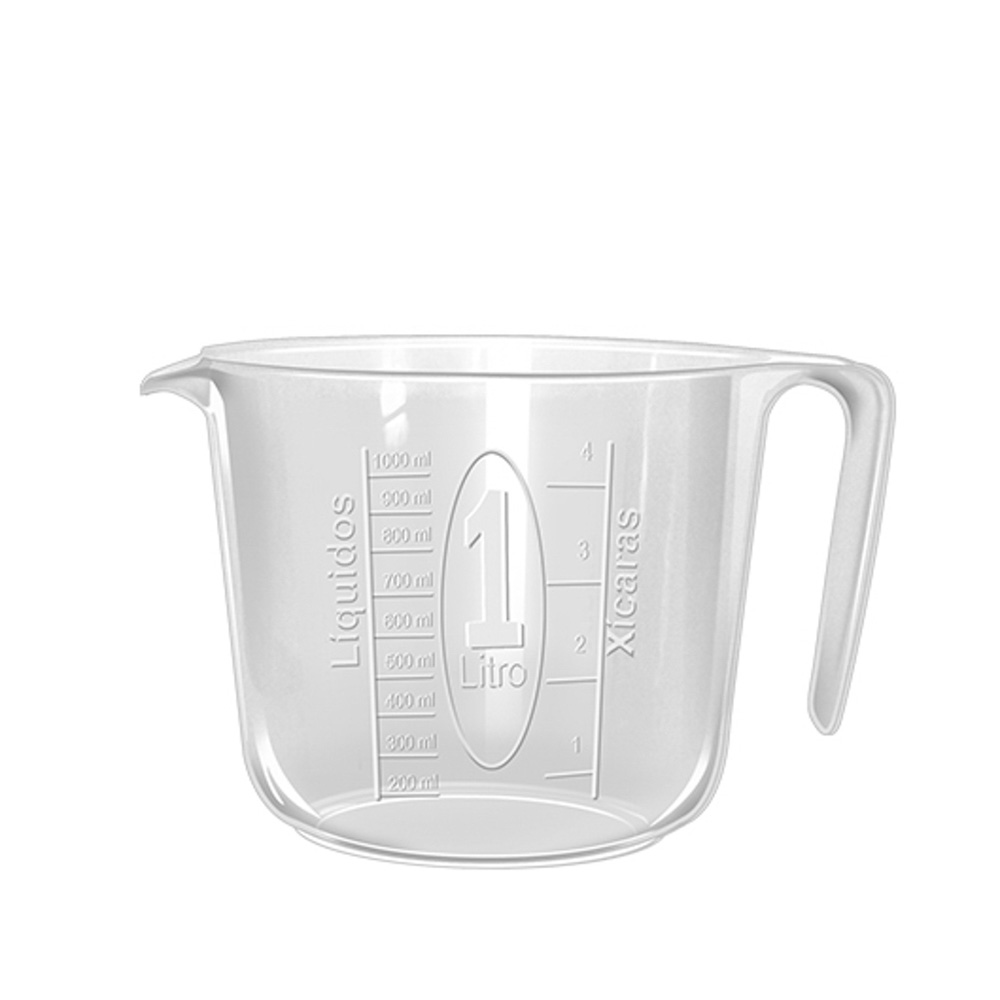MEDIDORA C/ALÇA 1,0 L CRISTAL(DONA COTTA)